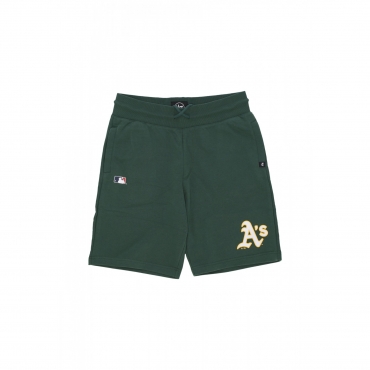 pantalone corto tuta uomo mlb imprint helix shorts oakath DARK GREEN