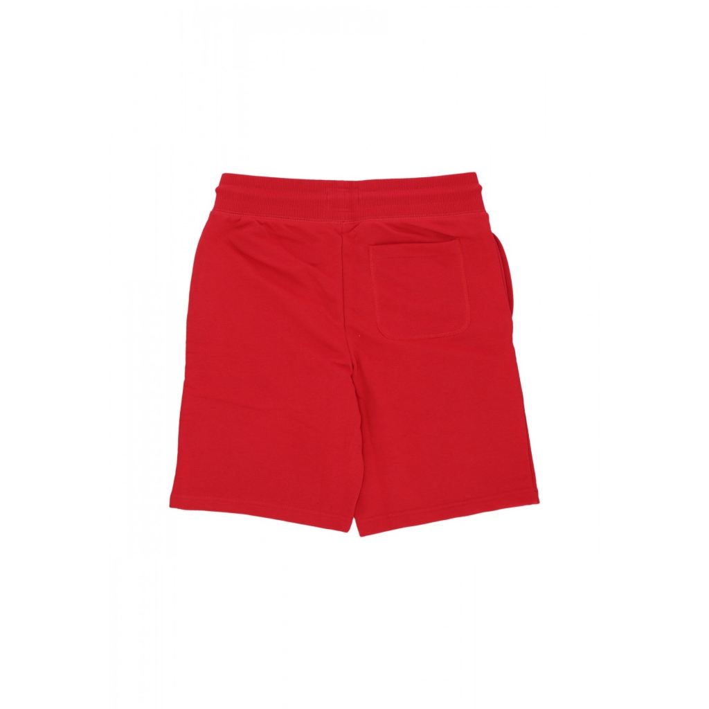 pantalone corto tuta uomo mlb base runner emb helix shorts neyyan RED