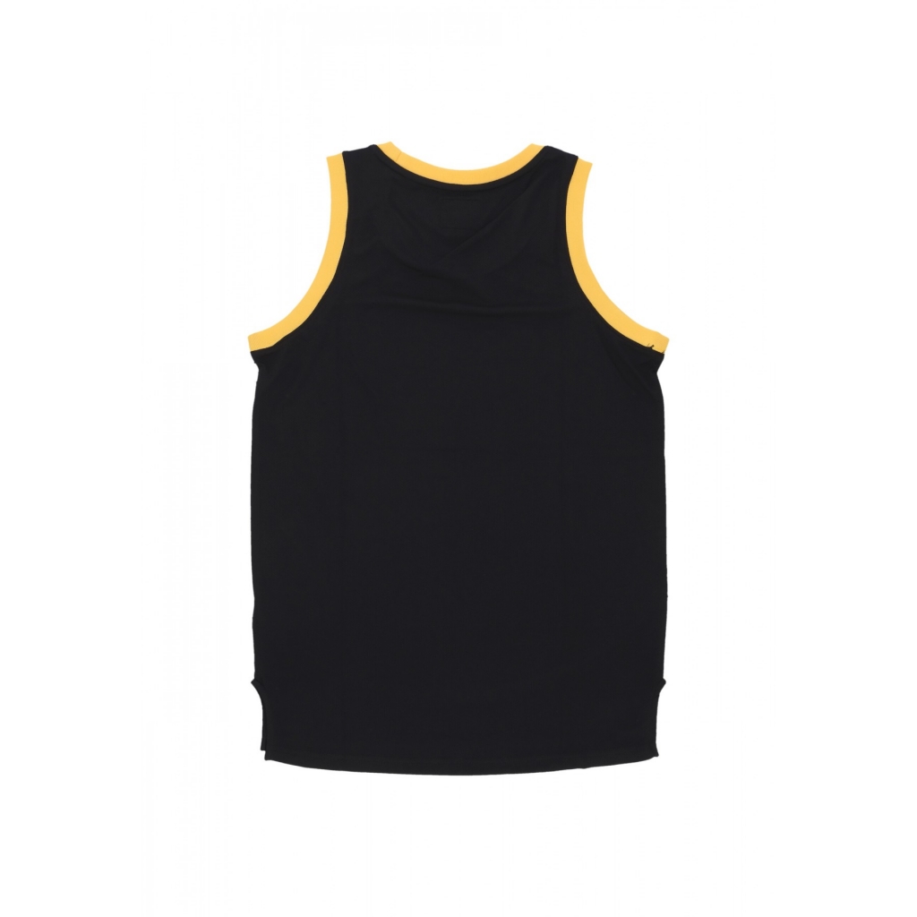 canotta tipo basket uomo mlb imprint tank new city pitpir JET BLACK