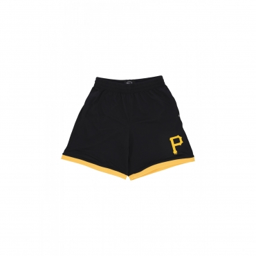 pantaloncino tipo basket uomo mlb imprint shorts new city pitpir JET BLACK