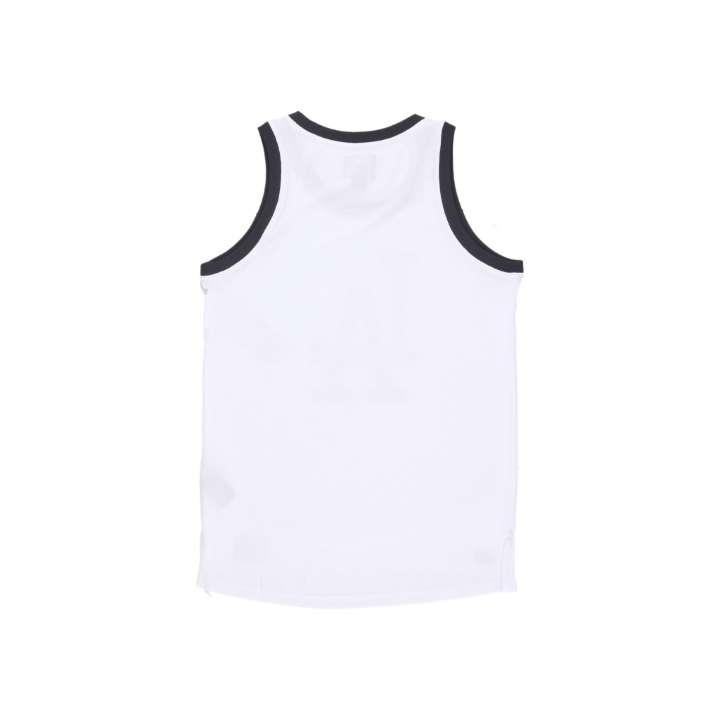 canotta tipo basket uomo mlb imprint tank new city losdod WHITE WASH