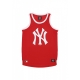 canotta tipo basket uomo mlb imprint tank new city neyyan RED