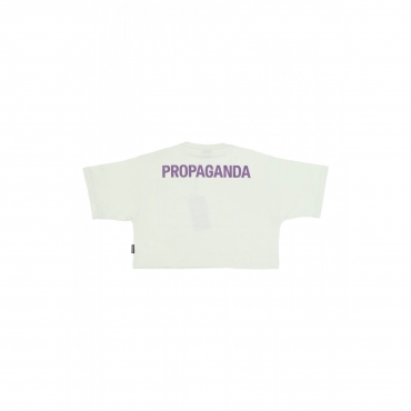 maglietta corta donna w logo crop top tee ICEBERG