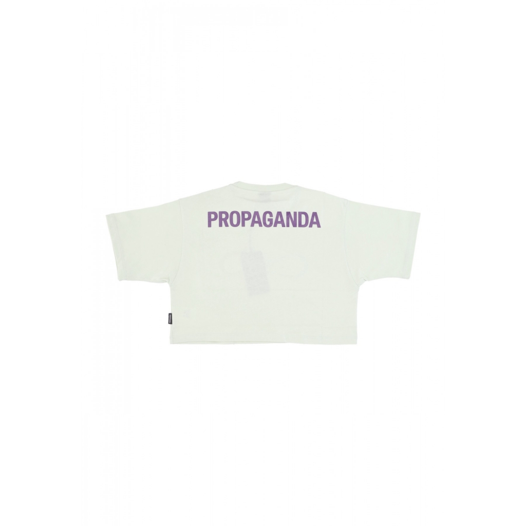 maglietta corta donna w logo crop top tee ICEBERG