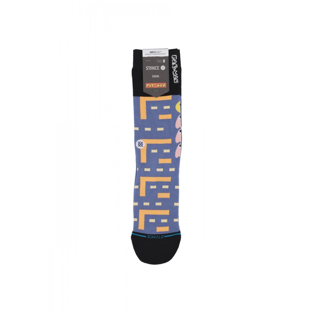 calza media uomo power pellet x pac-man BLUE