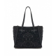 Shopper Marcella in wool-boucl nero