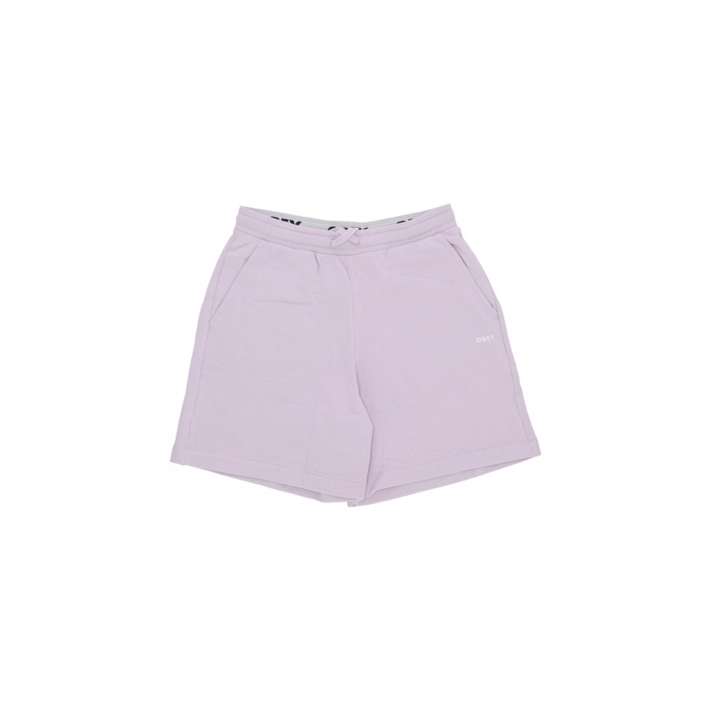 pantalone corto tuta donna w terry short ORCHID PETAL