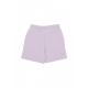 pantalone corto tuta donna w terry short ORCHID PETAL