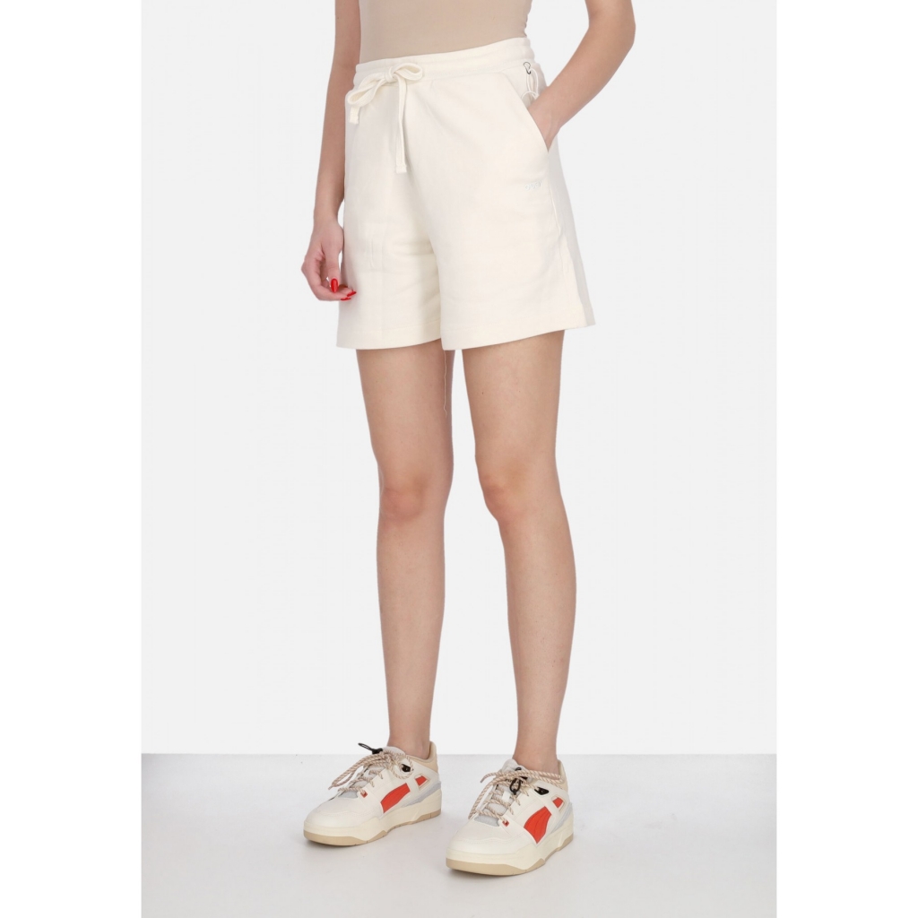 pantalone corto tuta donna w terry short UNBLEACHED