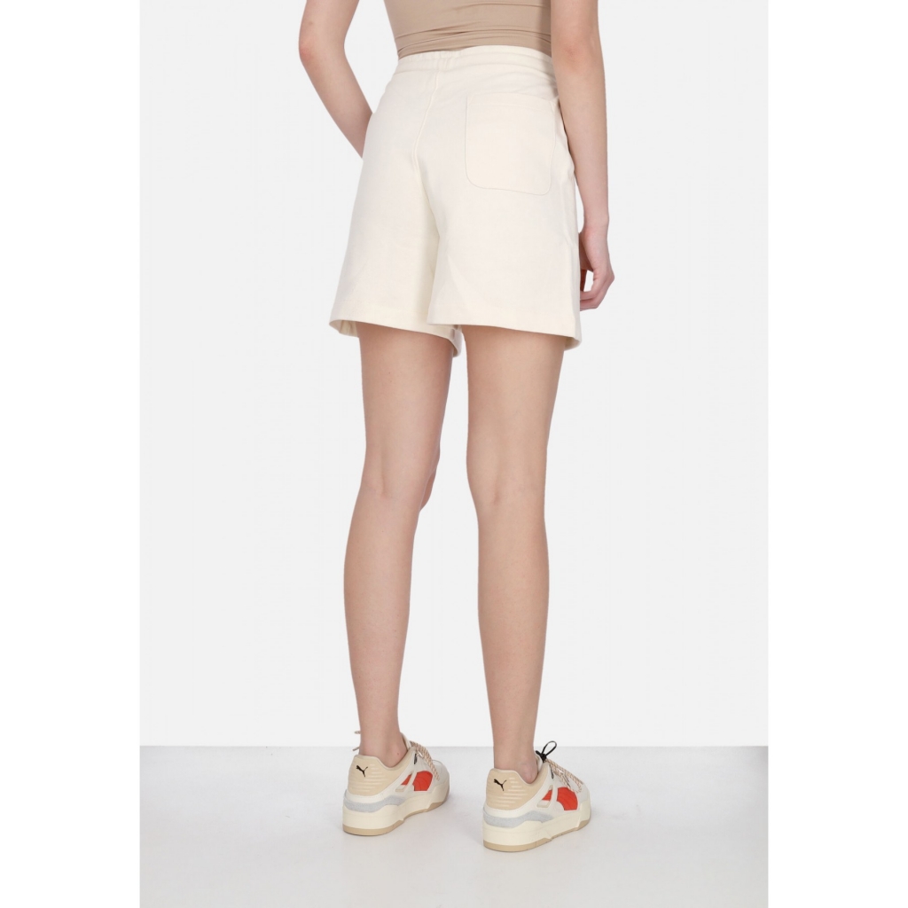 pantalone corto tuta donna w terry short UNBLEACHED