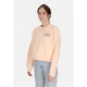 felpa girocollo donna w cities crew PEACH PARFAIT