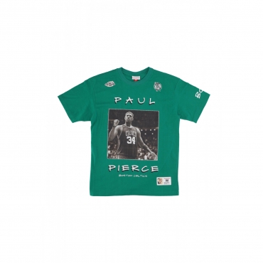 maglietta uomo nba heavyweight premium player vintage logo tee paul pierce boscel KELLY GREEN