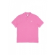 polo manica corta uomo club essential pique polo shirt PLAYFUL PINK/WHITE