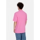 polo manica corta uomo club essential pique polo shirt PLAYFUL PINK/WHITE