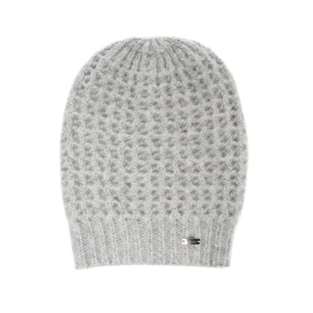 Beanie in maglia grigio