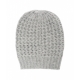 Beanie in maglia grigio