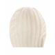 Beanie in maglia crema