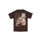 maglietta uomo future memory tee x attack on titan BROWN