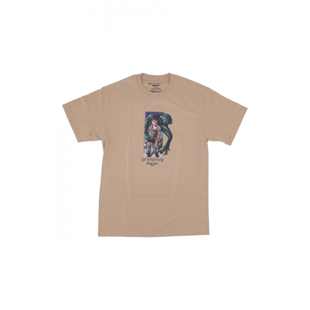 maglietta uomo levi tee x attack on titan SAND