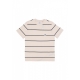 maglietta uomo basic pocket label tee WHITE/BLACK STRIPES