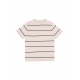 maglietta uomo basic pocket label tee WHITE/BLACK STRIPES