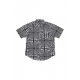 camicia manica corta uomo optical s/s shirt BLACK