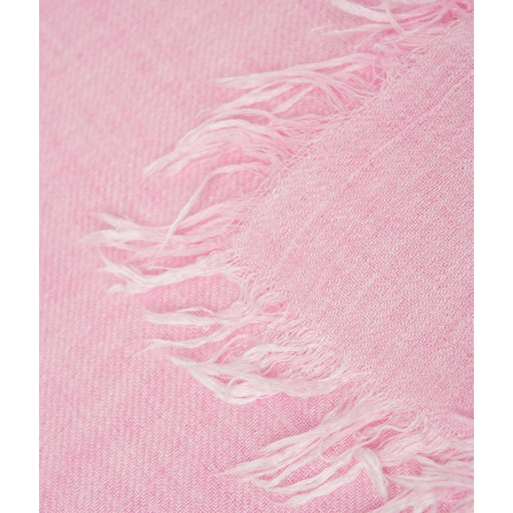 Sciarpa con frange pink