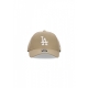 cappellino visiera curva uomo mlb mvp losdod KHAKI/WHITE