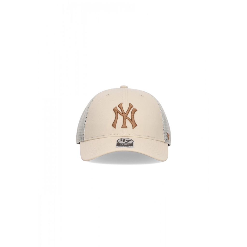 cappellino visiera curva uomo mlb branson mvp neyyan NATURAL