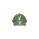 cappellino visiera curva uomo mlb clean up neyyan FATIGUE GREEN/WHITE