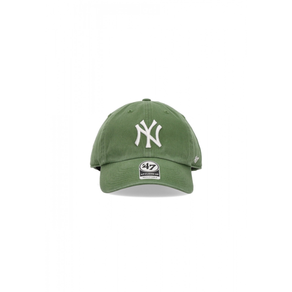 cappellino visiera curva uomo mlb clean up neyyan FATIGUE GREEN/WHITE