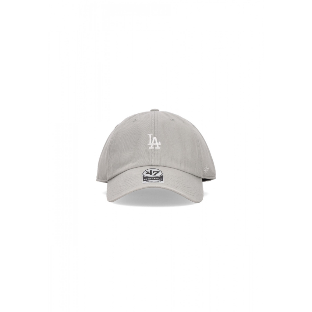 cappellino visiera curva uomo mlb clean up losdod GREY/WHITE