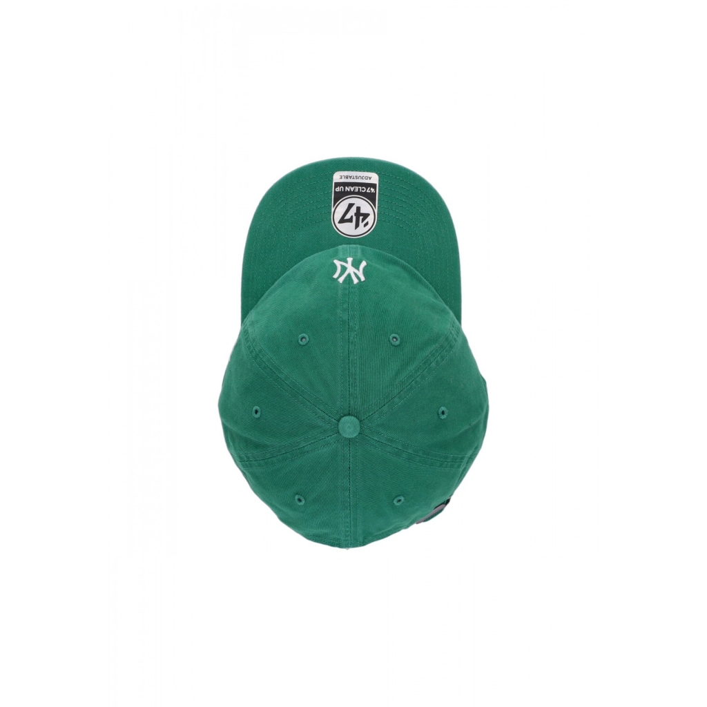 cappellino visiera curva uomo mlb clean up neyyan KELLY GREEN/WHITE