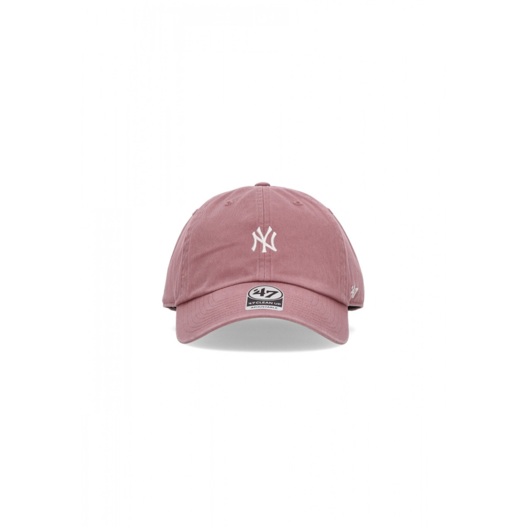 cappellino visiera curva uomo mlb clean up neyyan MAUVE/WHITE