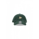 cappellino visiera curva uomo mlb clean up oakath DARK GREEN