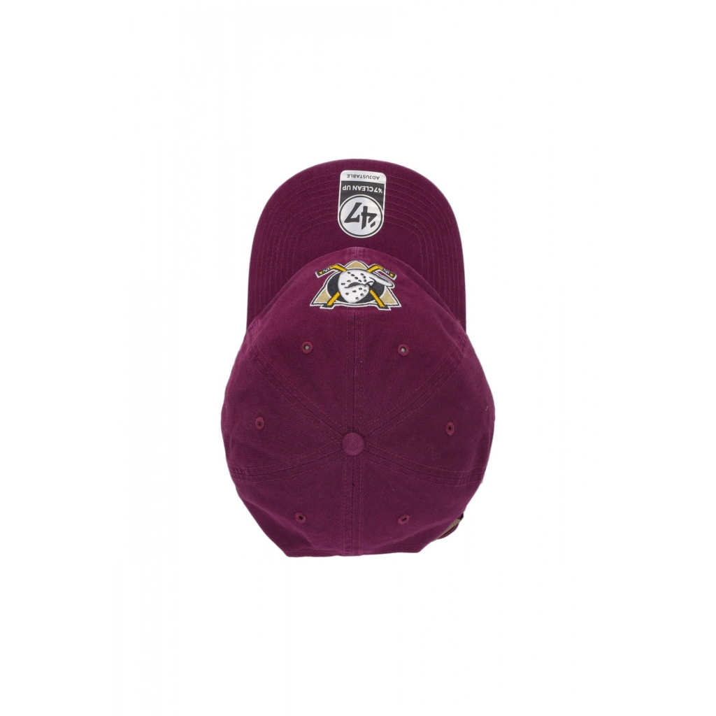 cappellino visiera curva uomo nhl clean up anaduc PLUM