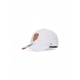 cappellino visiera curva uomo mlb double under clean up safgia WHITE