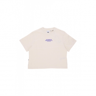 maglietta donna w velvet tee PARCHMENT