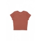 maglietta corta donna w yarnhill tee COPPER BROWN