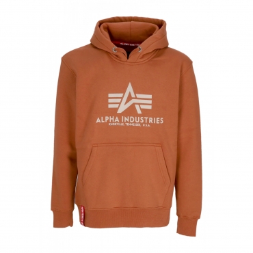 felpa cappuccio uomo basic hoodie HAZEL BROWN