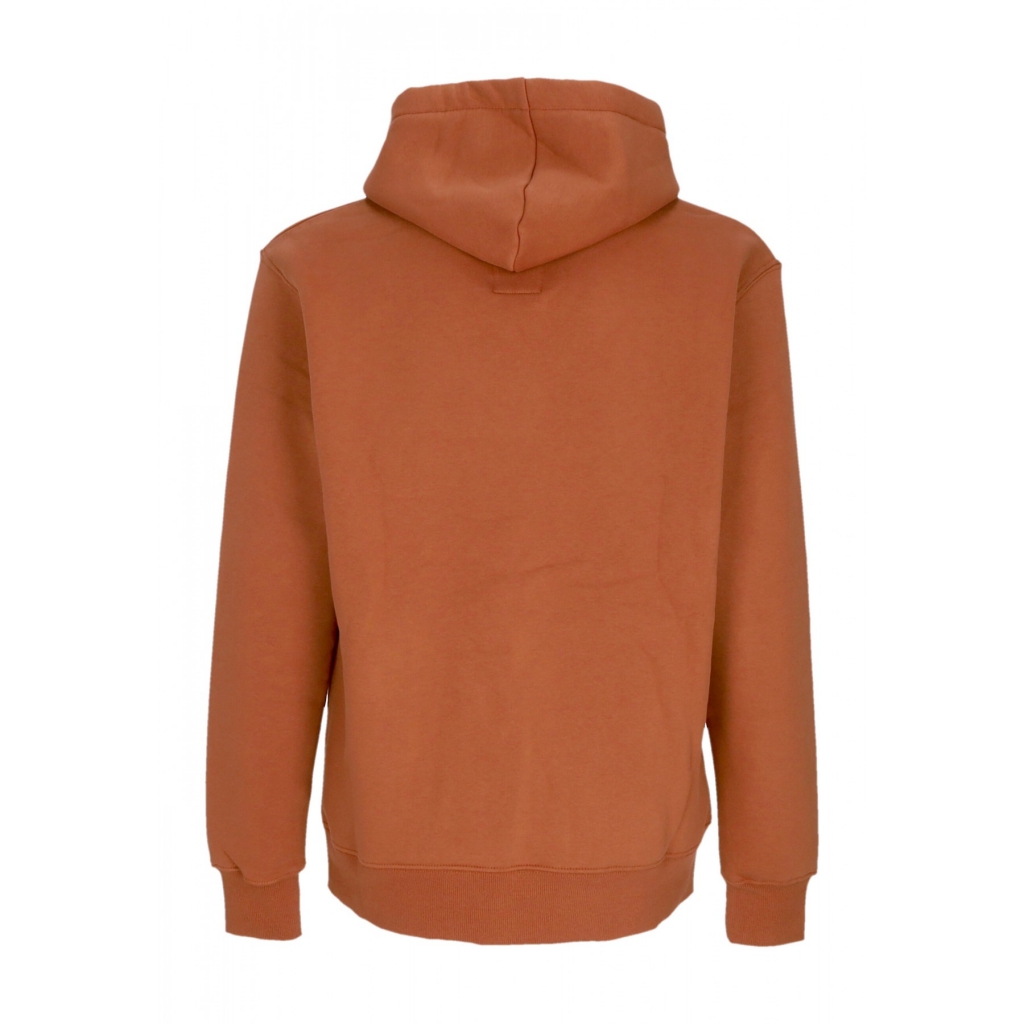 felpa cappuccio uomo basic hoodie HAZEL BROWN