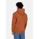 felpa cappuccio uomo basic hoodie HAZEL BROWN