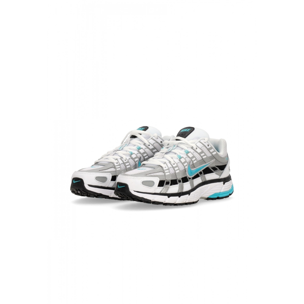 scarpa bassa uomo p-6000 WHITE/DUSTY CACTUS/METALLIC SILVER/BLACK