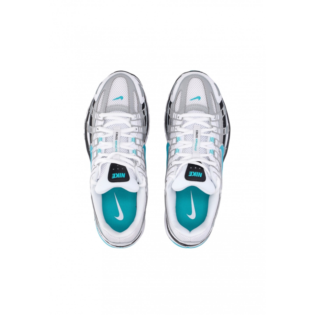 scarpa bassa uomo p-6000 WHITE/DUSTY CACTUS/METALLIC SILVER/BLACK