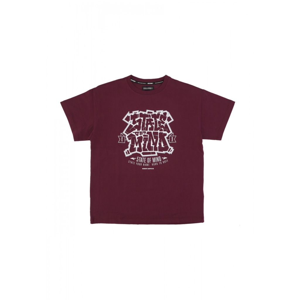 maglietta uomo graffiti tee PLUM