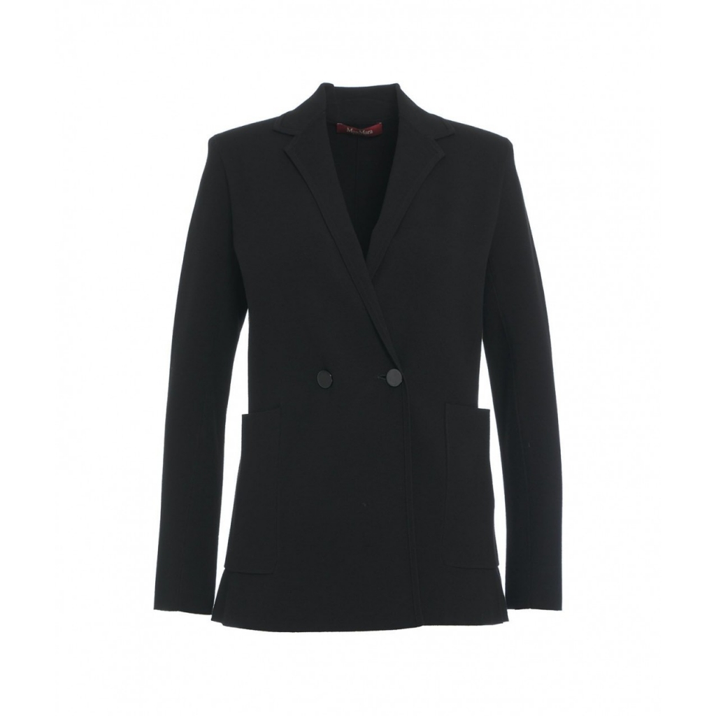 Blazer in maglia Titania nero