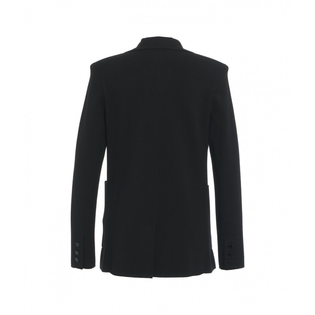 Blazer in maglia Titania nero