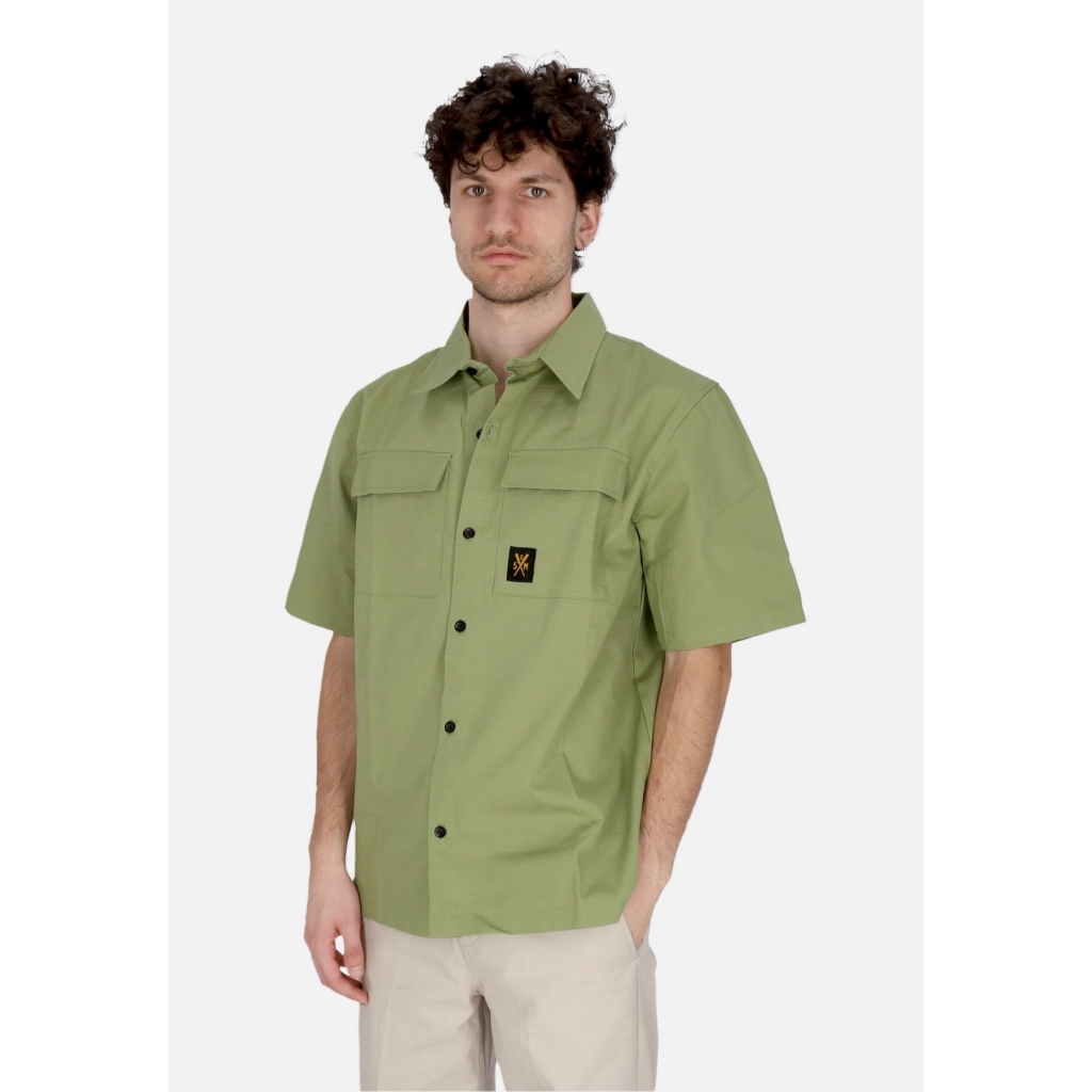 camicia manica corta uomo combat shirt MILITARY GREEN