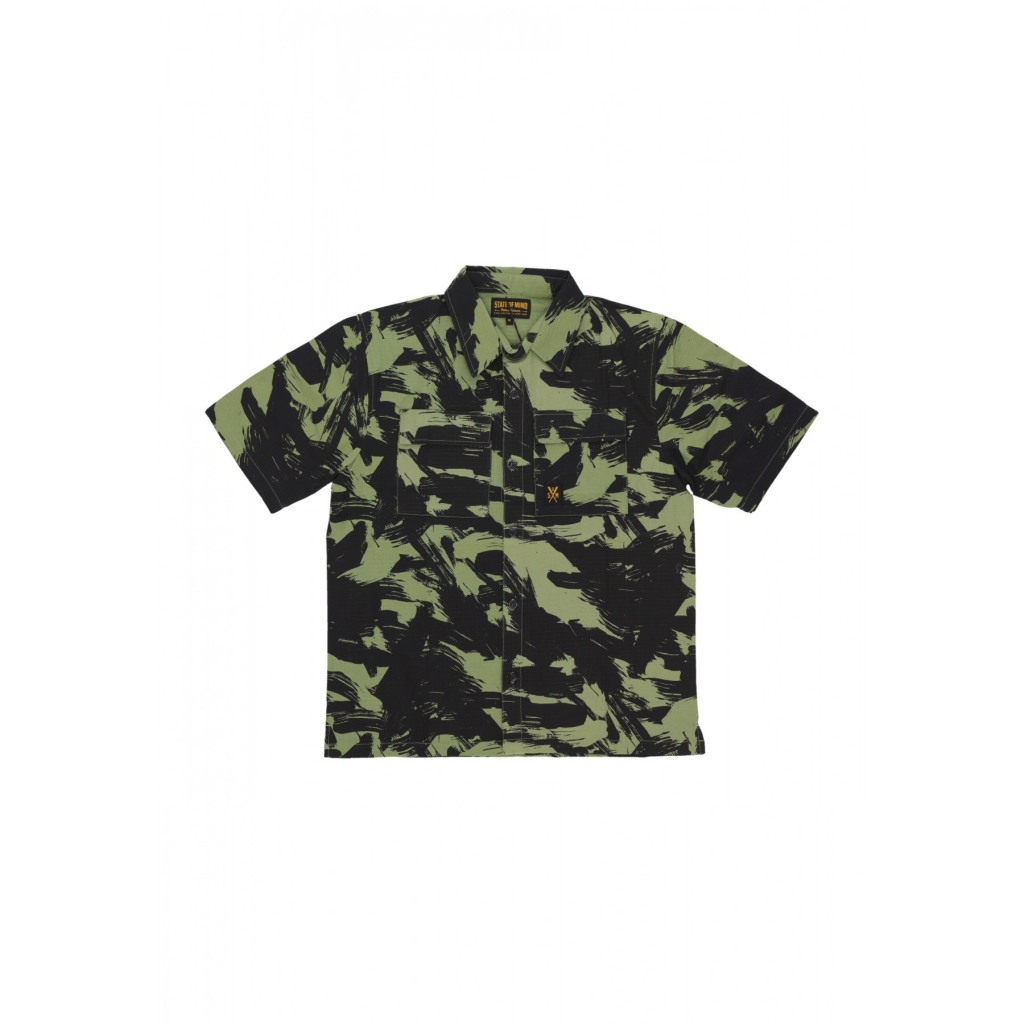 camicia manica corta uomo combat shirt MILITARY/CAMO