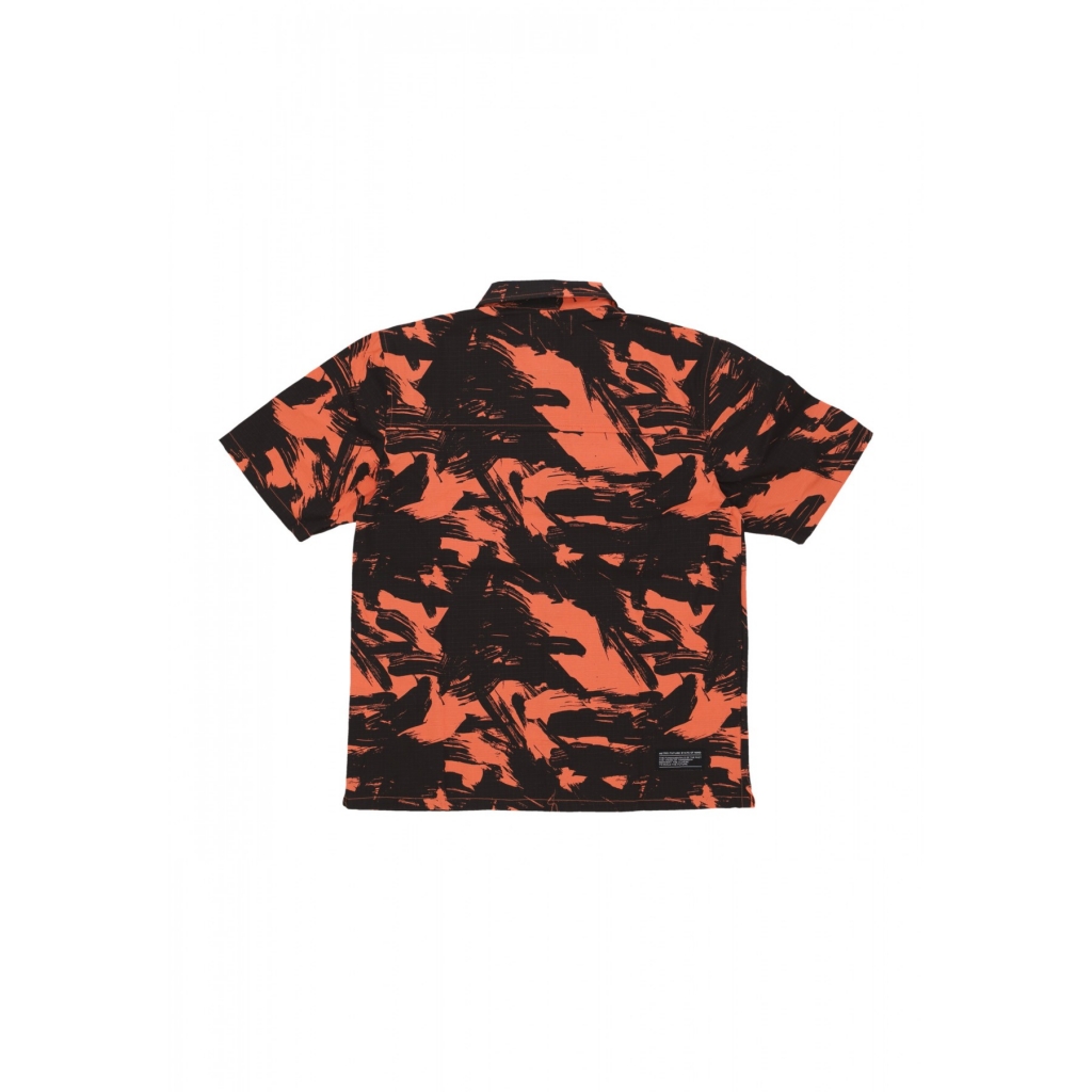 camicia manica corta uomo combat shirt ORANGE/CAMO